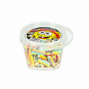 Twisted Gummy Candy in Bucket 225g