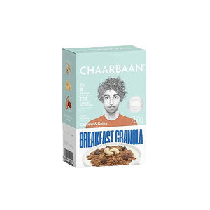 حبوب غرانولا نباتية باللوز والتمور 250 جرام حبوب غرانولا نباتية باللوز والتمور 250 جرام