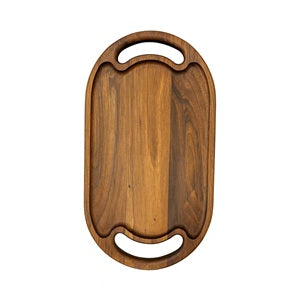 Walnut wood serving dish