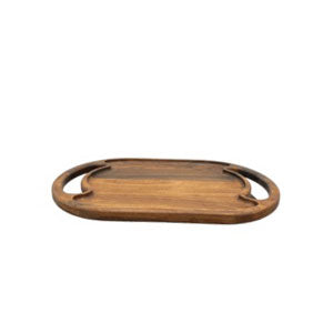 Walnut wood serving dish