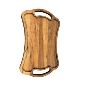 Walnut wood serving dish