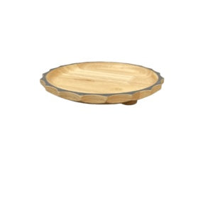 Fluted plate size 20 cm