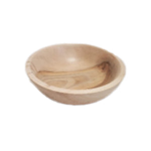 Large carved wooden bowl