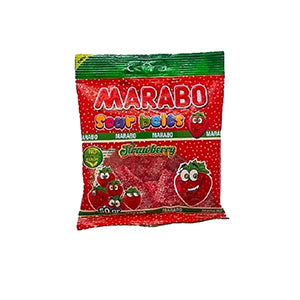 Strawberry Gummy Candy Strips 50g