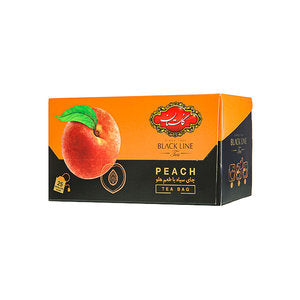 Peach Flavored Foreign Black Tea 25 Tea Bags