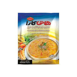شوربة دجاج مع المعكرونة الرقيقة 70 غرام
