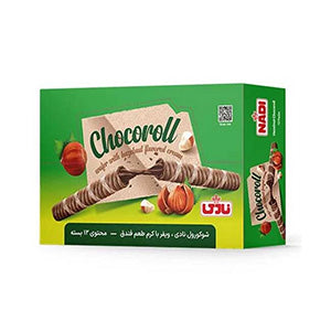 رولات شوكولاتة مع حشوة لوز 40 غرام (6*12)