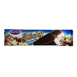 Sticky Ice Cream - Vanilla Coated with Compound Chocolate