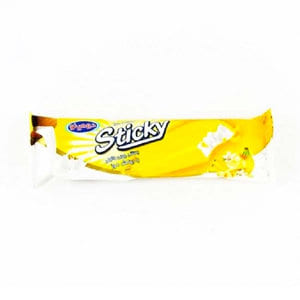 Sticky Ice Cream - Vanilla Coated with Banana Chocolate