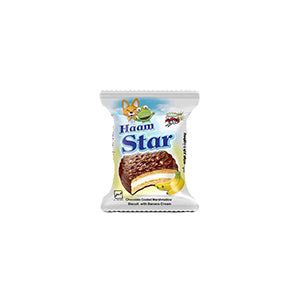 Banana Flavored Chocolate Coated Biscuit 20g