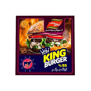 Hamburger 95% meat, King burger 400g