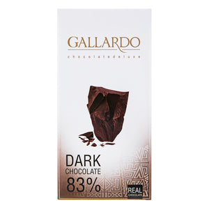 Gallardo Tablet Dark Chocolate 83% 80g