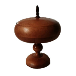 Large pedestal chocolate bowl