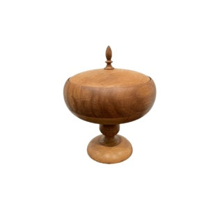 Large pedestal chocolate bowl