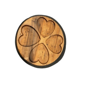 Walnut wood serving dish