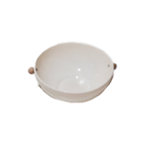 Bowl with wooden handle size 2