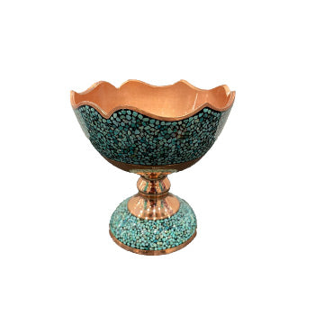Turquoise Nuts Pot Size 10 ACH180