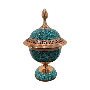 Turquoise Bakhoor Burner ACH356