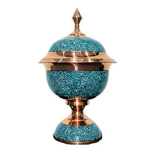 Turquoise Bakhoor Burner ACH356