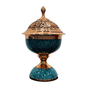 Turquoise Bakhoor Burner ACH357