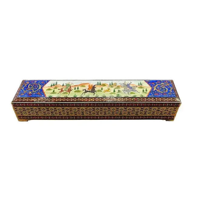 Khatam Pardaz Oblong Box Size 30×7 ACH285
